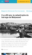 How sciencesetavenir.fr looks like on a mobile device such as an iPhone.