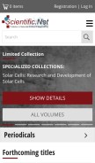 How scientific.net looks like on a mobile device such as an iPhone.