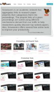 How sciweavers.org looks like on a mobile device such as an iPhone.