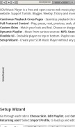 How scmplayer.co looks like on a mobile device such as an iPhone.