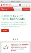 How scotiabankcr.com looks like on a mobile device such as an iPhone.
