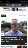 How scotsman.com looks like on a mobile device such as an iPhone.
