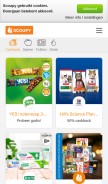 How scoupy.nl looks like on a mobile device such as an iPhone.