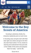 How scouting.org looks like on a mobile device such as an iPhone.