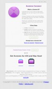 How screensconnect.com looks like on a mobile device such as an iPhone.