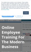 How screensteps.com looks like on a mobile device such as an iPhone.