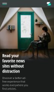 How scroll.com looks like on a mobile device such as an iPhone.