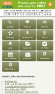 How scscourt.org looks like on a mobile device such as an iPhone.