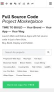 How sdengine.com looks like on a mobile device such as an iPhone.