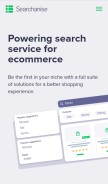 How searchanise.io looks like on a mobile device such as an iPhone.