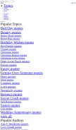 How searchquotes.com looks like on a mobile device such as an iPhone.