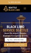 How seattleblacklimo.com looks like on a mobile device such as an iPhone.