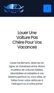 How sebtacar.com looks like on a mobile device such as an iPhone.
