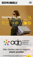 How seccionamarilla.com looks like on a mobile device such as an iPhone.