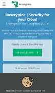 How secomba.com looks like on a mobile device such as an iPhone.