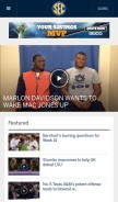 How secsports.com looks like on a mobile device such as an iPhone.