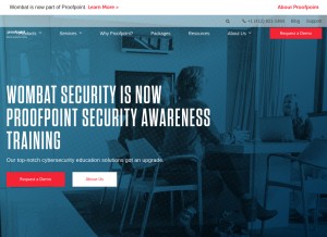 How securityeducation.com looks like on a tablet such as an iPad.