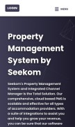 How seekom.com looks like on a mobile device such as an iPhone.