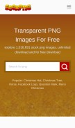 How seekpng.com looks like on a mobile device such as an iPhone.