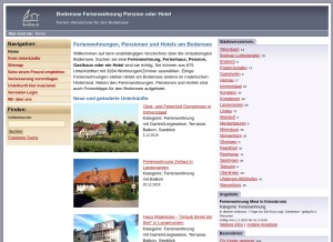 How seeleben.de looks like on a tablet such as an iPad.
