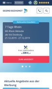 How seereisedienst.de looks like on a mobile device such as an iPhone.
