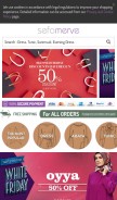 How sefamerve.com looks like on a mobile device such as an iPhone.