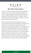 How seikk.co.uk looks like on a mobile device such as an iPhone.