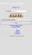 How seisint.com looks like on a mobile device such as an iPhone.