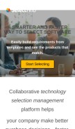How selecthub.com looks like on a mobile device such as an iPhone.