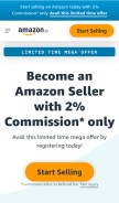 How sell.amazon.in looks like on a mobile device such as an iPhone.