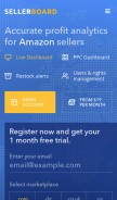 How sellerboard.com looks like on a mobile device such as an iPhone.