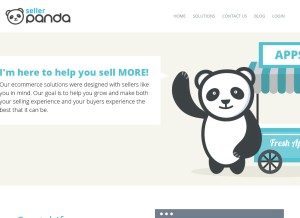 How sellerpanda.com looks like on a tablet such as an iPad.