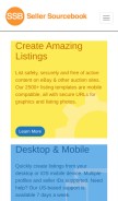 How sellersourcebook.com looks like on a mobile device such as an iPhone.