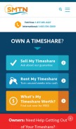 How sellmytimesharenow.com looks like on a mobile device such as an iPhone.