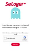 How selogerneuf.com looks like on a mobile device such as an iPhone.