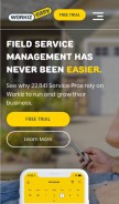 How sendajob.com looks like on a mobile device such as an iPhone.