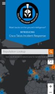 How senderbase.org looks like on a mobile device such as an iPhone.