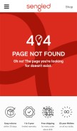 How sengled.com looks like on a mobile device such as an iPhone.