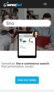 How sensefuel.com looks like on a mobile device such as an iPhone.