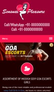 How sensualpleasure4you.com looks like on a mobile device such as an iPhone.