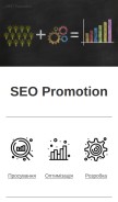 How seo-promotion.com.ua looks like on a mobile device such as an iPhone.