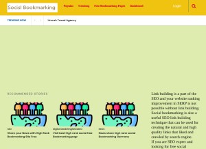 How seo-sbsite.de looks like on a tablet such as an iPad.