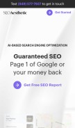 How seoaesthetic.com looks like on a mobile device such as an iPhone.