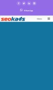 How seokaos.com looks like on a mobile device such as an iPhone.