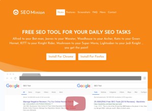How seominion.com looks like on a tablet such as an iPad.
