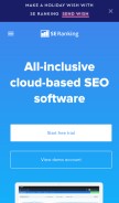 How seranking.com looks like on a mobile device such as an iPhone.