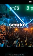 How serato.com looks like on a mobile device such as an iPhone.