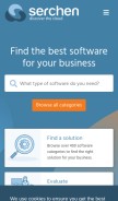 How serchen.com looks like on a mobile device such as an iPhone.