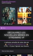 How series-streaming.fr looks like on a mobile device such as an iPhone.