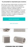 How serpadres.es looks like on a mobile device such as an iPhone.